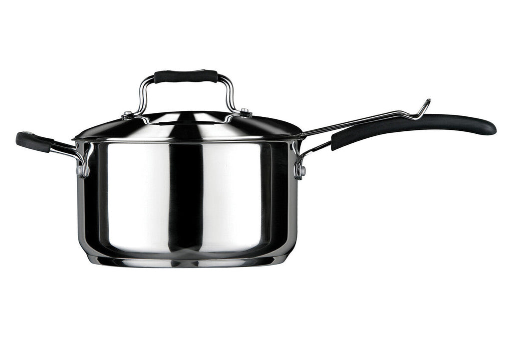 22 Cm Stainless Steel Chip Pan with Glass Lid and Wire Basket | Tenzo