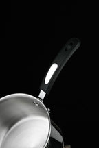 22 Cm Stainless Steel Chip Pan with Glass Lid and Wire Basket | Tenzo