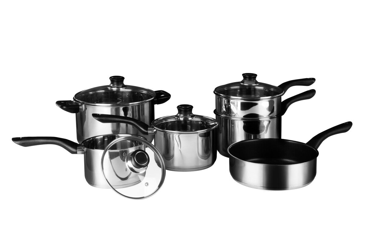 6 Piece Stainless Steel Cookware Set | Crosse
