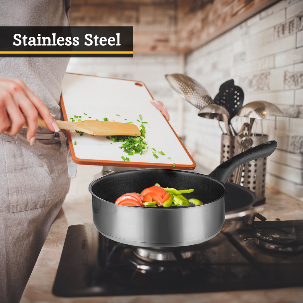 6 Piece Stainless Steel Cookware Set | Crosse