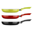 Ecocook 26cm Lime Green Frying Pan with Ceramic Coating