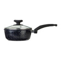 16Cm Saucepan with Glass Lid | Stoneflam