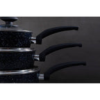 16Cm Saucepan with Glass Lid | Stoneflam