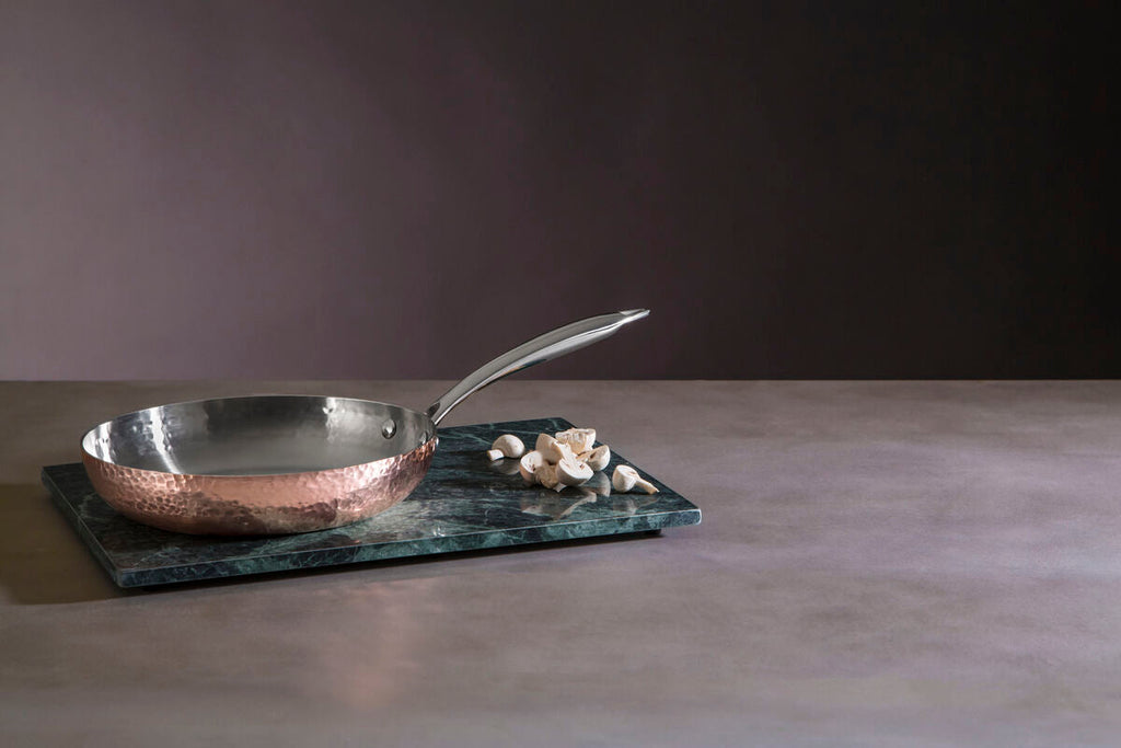 Copper Finish 24 Cm Hammered Frying Pan | Minerva