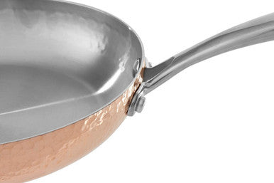 Copper Finish 24 Cm Hammered Frying Pan | Minerva