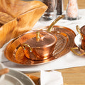 Copper Mini Saucepan Serving Dish | Cyprus