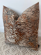 The Couture Cushion - The Bronze Leopard - Style No. 191