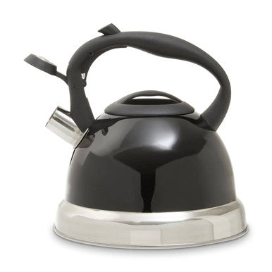Black 3 Litre Whistling Kettle | Zion