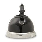 Black 3 Litre Whistling Kettle | Zion