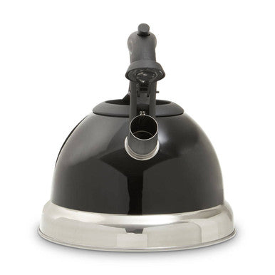 Black 3 Litre Whistling Kettle | Zion