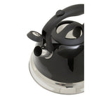 Black 3 Litre Whistling Kettle | Zion