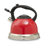 Red 3 Litre Whistling Kettle | Zion