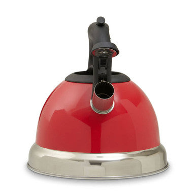 Red 3 Litre Whistling Kettle | Zion