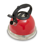 Red 3 Litre Whistling Kettle | Zion