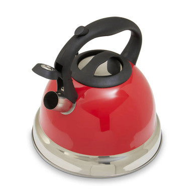 Red 3 Litre Whistling Kettle | Zion