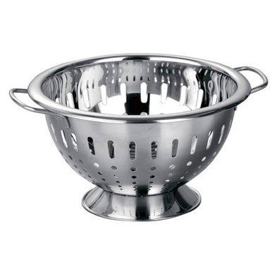Brushed Finish Stainless Steel Colander | Hollis