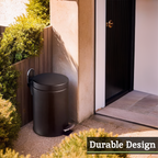 Black 3 Litre Pedal Bin | Parker