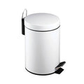 White 3 Litre Pedal Bin | Parker