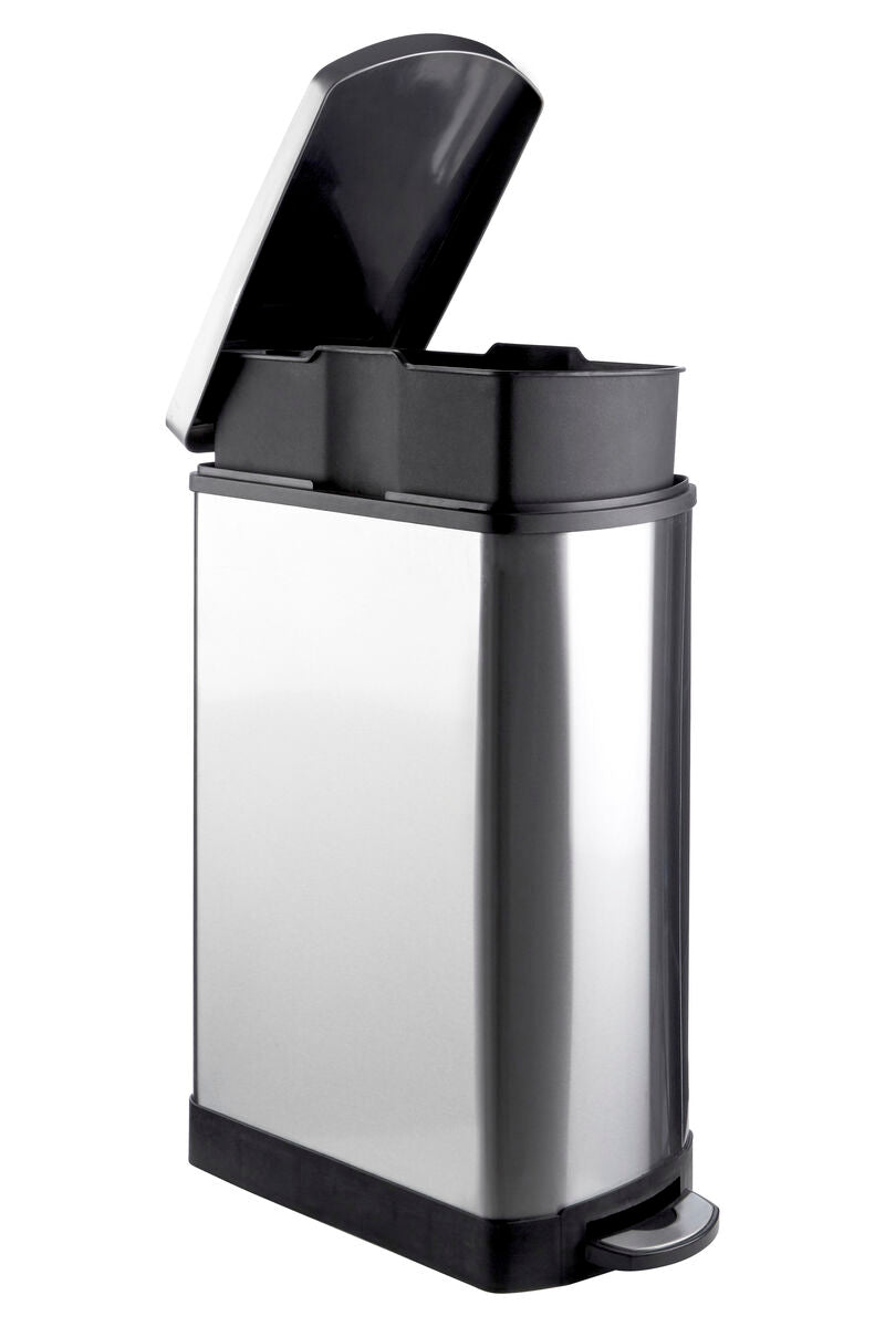 Stainless Steel Rectangular 35 Litre Pedal Bin | Miller