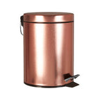 Rose Gold Finish 5 Litre Pedal Bin | Parker