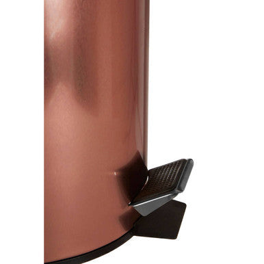 Rose Gold Finish 5 Litre Pedal Bin | Parker