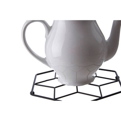 Contour Matte Black Trivet | Vertex