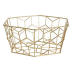Contour Matte Gold Fruit Basket | Vertex