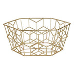 Contour Matte Gold Fruit Basket | Vertex