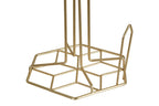 Kitchen Roll Holder with Matte Gold Finish | Vertex