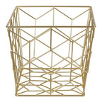 Contour Matte Gold Storage Basket | Vertex