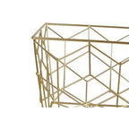 Contour Matte Gold Storage Basket | Vertex