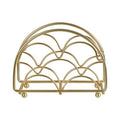 Deco Matte Gold Napkin Holder | Vertex