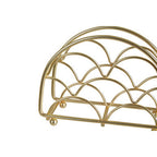 Deco Matte Gold Napkin Holder | Vertex