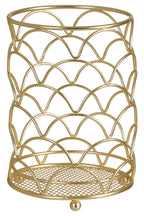 Deco Matte Gold Utensil Holder | Vertex