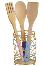 Deco Matte Gold Utensil Holder | Vertex