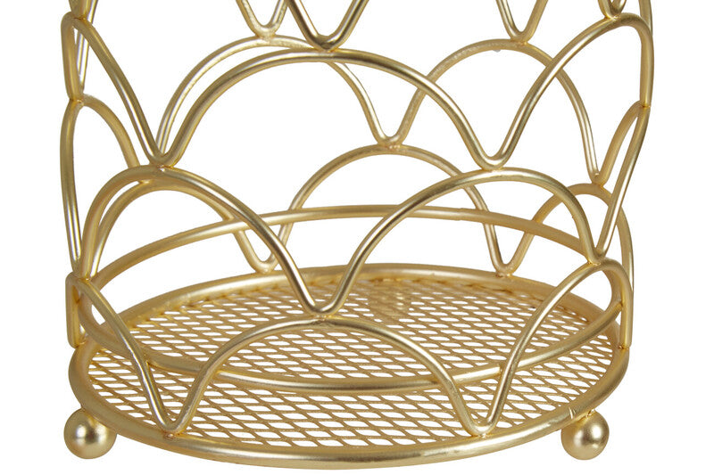 Deco Matte Gold Utensil Holder | Vertex