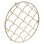 Deco Matte Gold Trivet | Vertex