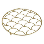 Deco Matte Gold Trivet | Vertex