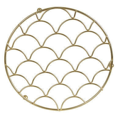 Deco Matte Gold Trivet | Vertex