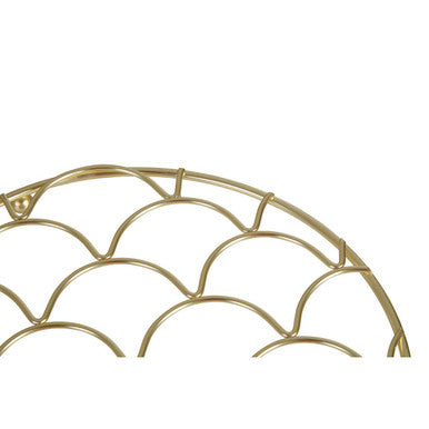 Deco Matte Gold Trivet | Vertex