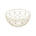 Deco Matte Gold Fruit Basket | Vertex