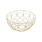 Deco Matte Gold Fruit Basket | Vertex