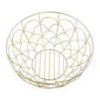 Deco Matte Gold Fruit Basket | Vertex