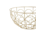 Deco Matte Gold Fruit Basket | Vertex