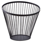 Matt Black Wire Tall Basket | Emery