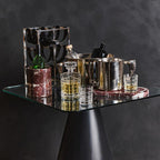Six Bottle Sling Wine Rack in Silver Finish | Mixology