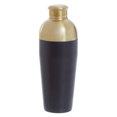 Gold Finish and Black Cocktail Shaker | Mixology