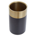 Gold Finish and Black Wine Cooler | Mixology