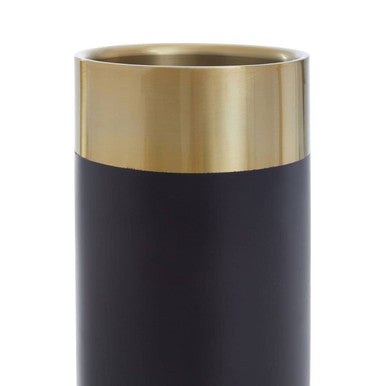 Gold Finish and Black Wine Cooler | Mixology