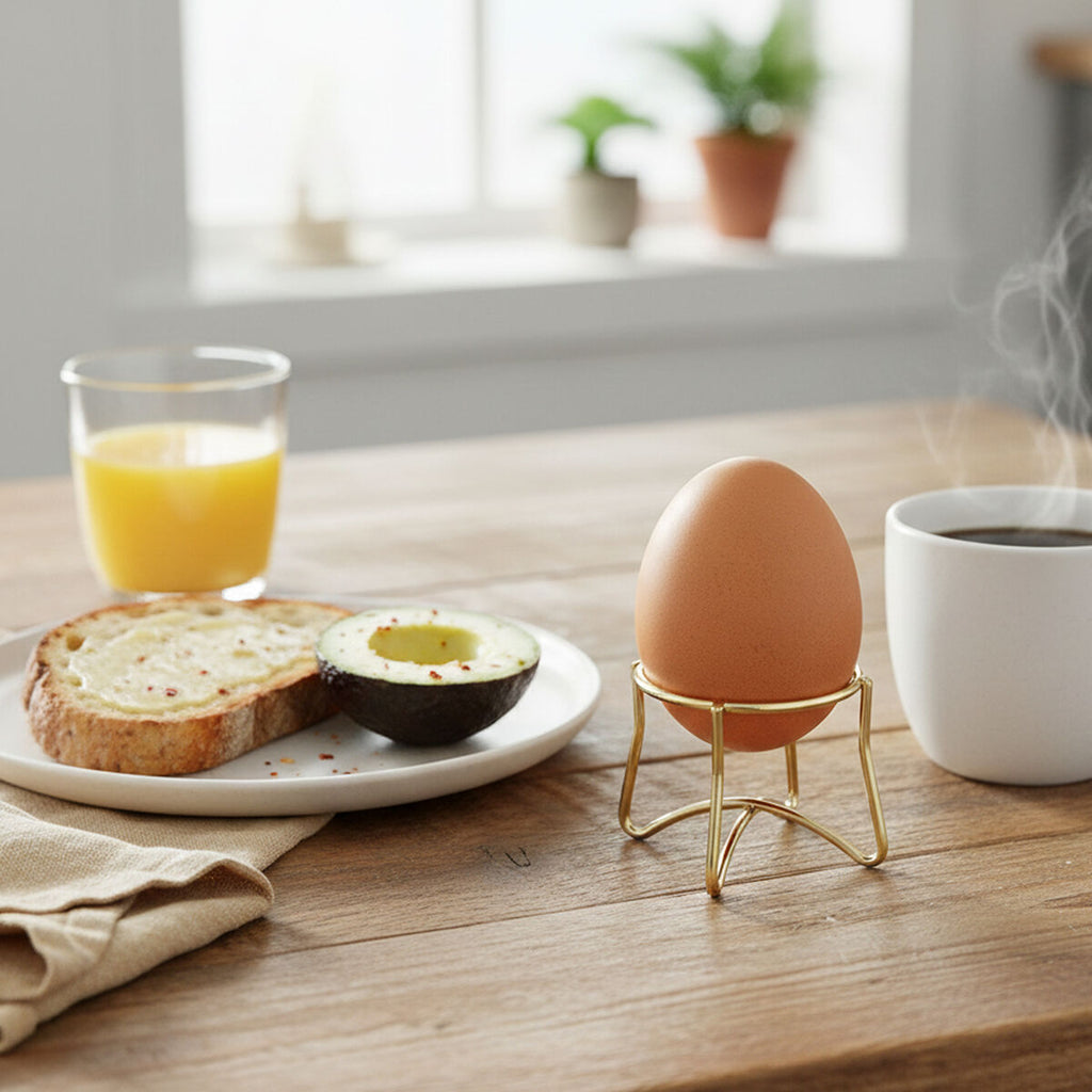 Single Gold Finish Egg Holder | Hygge